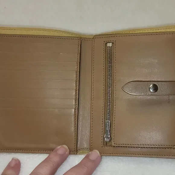 Celine Medium Strap Wallet in Yellow Gold - Picture 3 of 8